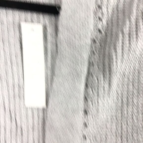 Abound Womens Size XS LightGray Long Stitch Open Front Cardigan Sweater - Picture 4 of 8